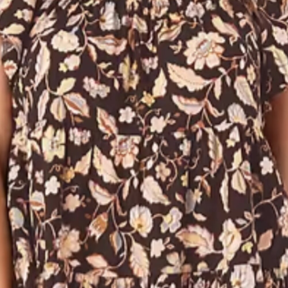 Mini Floral Swing Dress - Picture 6 of 7